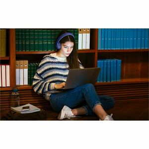 JBL Tune 680NC Wired/Wireless On-ear, Over-the-head Stereo Headset - Blue - Binaural - Ear-cup - Bluetooth - 32 Ohm - 20 H