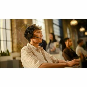 Jabra Evolve3 65 Wired/Wireless On-ear, Over-the-head Mono Headset - Microsoft Teams Certification - Monaural - Supra-aura