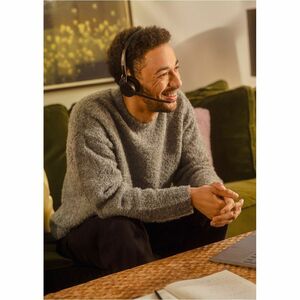 Jabra Evolve3 45 Wired/Wireless On-ear, Over-the-head Mono Headset - Monaural - Supra-aural - 3000 cm - Bluetooth - 16 Ohm