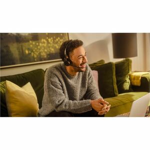 Jabra Evolve3 45 Wired/Wireless On-ear, Over-the-head Mono Headset - Microsoft Teams Certification - Monaural - Supra-aura