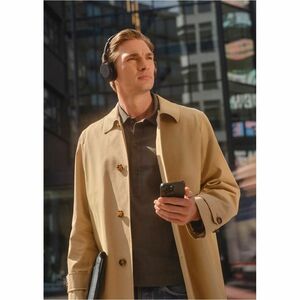 Jabra Evolve3 65 Flex Wired/Wireless On-ear, Over-the-head Stereo Headset - Black - Binaural - Supra-aural - 3000 cm - Blu
