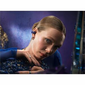 Bose Ultra Open 真无线 耳塞 立体声 耳机 - 午夜黑, 紫色 - 双声道 - 打开 - 900 cm - 蓝牙