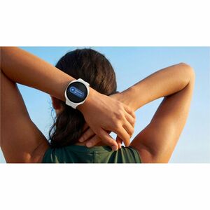 Samsung Galaxy Watch9 SM-L340 Smart Watch - 42.70 mm Case Height - 40.40 mm Case Width - Cream Body Color - Cream Band Col