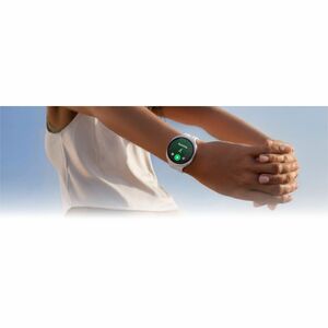 Samsung Galaxy Watch9 SM-L350 Smart Watch - 46 mm Case Height - 43.70 mm Case Width - Silver Body Color - Olive Band Color