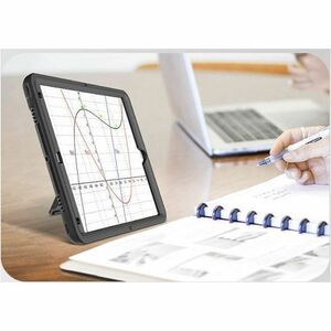 4smarts Robust Tasche Samsung Galaxy Tab A9 Tablet - Schwarz - Polycarbonat, Thermoplastisches Polyurethan (TPU), Gummi Kö