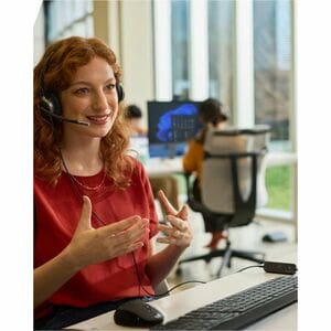 HP Poly Mission 825 Stereo USB Wired Headset (Bulk)