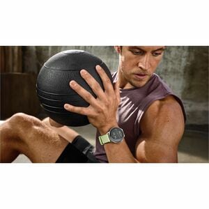 Garmin Venu 4 Smart Watch - Lunar Gold Case Color - Bone, Light Sand Band Color - Stainless Steel, Metal Body Material - F