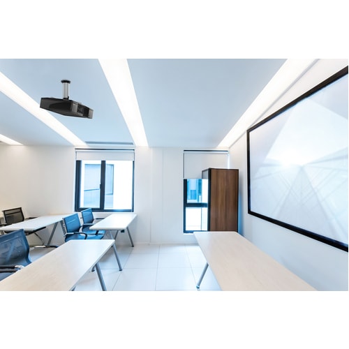 Neomounts Neomounts Pro BEAMER-C80 Ceiling Mount - Silver - Height Adjustable - 15 kg Load Capacity