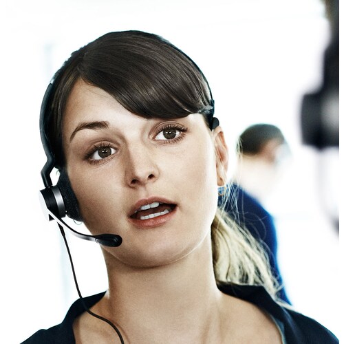 Jabra BIZ 2300 QD Kabel Kopfbügel Mono Headset - Monaural - Ohraufliegend - Geräuschunterdrückung Mikrophon - Host-Schnitt