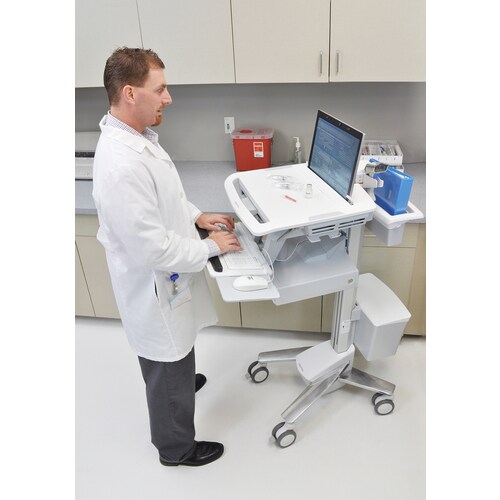 Ergotron StyleView SV43 Height Adjustable Notebook Stand - Up to 43.9 cm (17.3"") Screen Support - 9.07 kg Load Capacity -