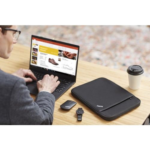 Lenovo Tasche (Sleeve) für 35,6 cm (14 Zoll) Notebook - Schwarz - Staubbeständiger Innenraum, Kratzfestes Inneres, Stoßfes