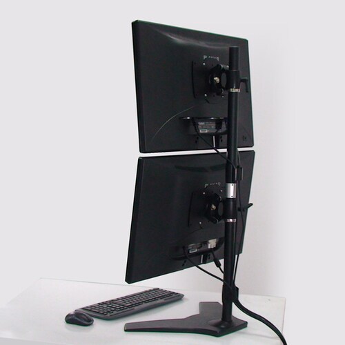 Amer Height Adjustable Display Stand - TAA Compliant - Up to 32" (81.28 cm) Screen Support - 24 kg Load Capacity - 96.49 c