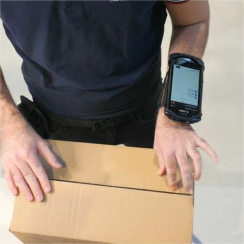 Support de poignet MOBILIS pour Dispositif Pour Appareil de Poche - Horizontale/Verticale - 12,7 cm à 17,8 cm (7 ") - Sili