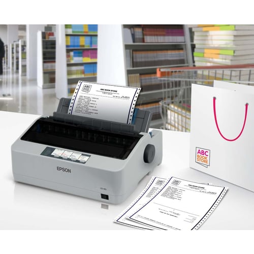 Epson LQ-310 24-pin Dot Matrix Printer - Monochrome - 80 Column - 416 cps Mono - 363.22 mm, 91.44 mm, 104.14 mm, 558.80 mm