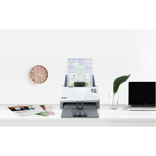Plustek SmartOffice PS456U Plus Einzugsscanner - 600 dpi Optische Auflösung - 48-bit Farbtiefe - 16-bit Graustufen - USB