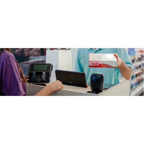 Retail, Fabbricazione, Trasporto, Hospitality, Industriale Desktop Kit scanner di codici a barre Zebra DS9308-SR - Nero No