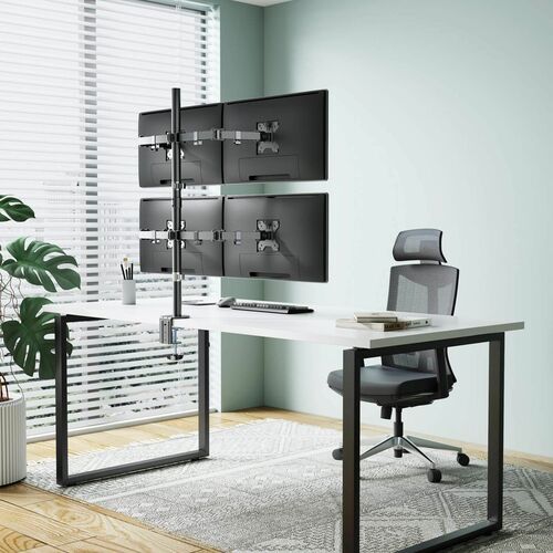 Manhattan Soporte Monitor p/4 Monitor 13 a 32" Escritorio - Altura ajustable - 4 Pantalla(s) admitidas - 33cm a 81.3cm (32