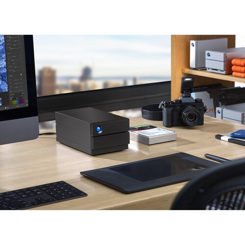 Seagate 2big STHJ28000800 2 x Total Bays DAS Storage System - 28 TB HDD Desktop - 28 TB Supported HDD Capacity - 28 TB Ins