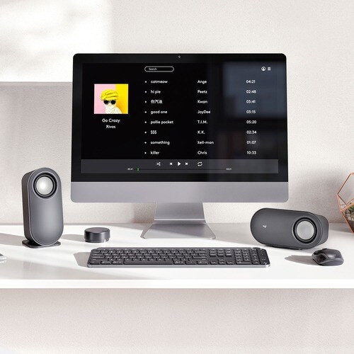 Logitech Z407 Bluetooth Sistema de Altavoces - 40W RMS - Negro - De Escritorio - USB