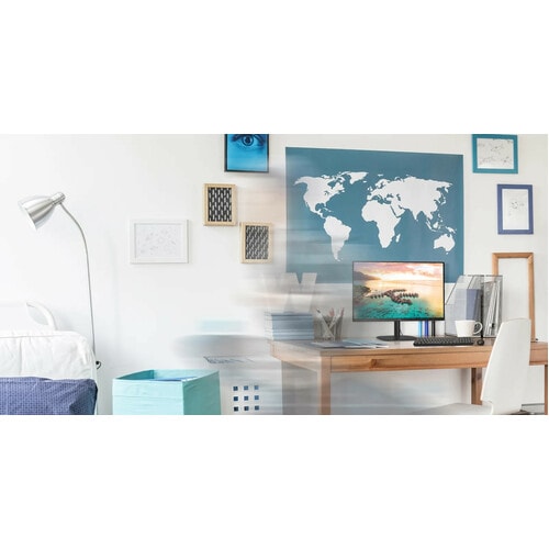 AOC 24B2XHM2 24" Class Full HD LCD Monitor - 16:9 - Black - 60.5 cm (23.8") Viewable - Vertical Alignment (VA) - WLED Back
