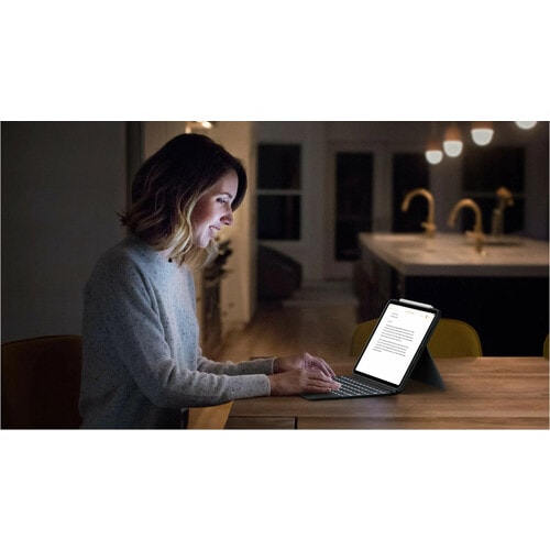 Housse/Clavier Logitech Combo Touch - Folio Style pour 27,9 cm (11") Apple iPad Pro, iPad Pro (2e Genération), iPad Pro (3