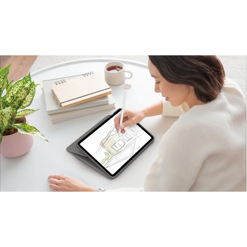Cover tastiera Logitech Folio Touch per 27,9 cm (11") Apple iPad Air (4a generazione) Tablet - Grigio - Resistente ai graf