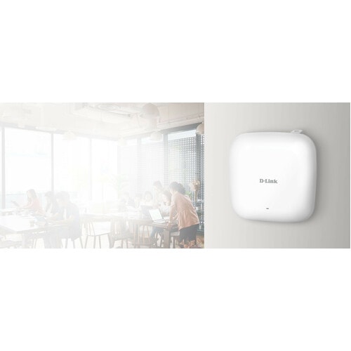 Points d'accès sans fil D-Link Nuclias DAP-X2810 - Bi bande - IEEE 802.11 a/b/g/n/ac/ax - 1,76 Gbit/s - 2,40 GHz, 5 GHz - 