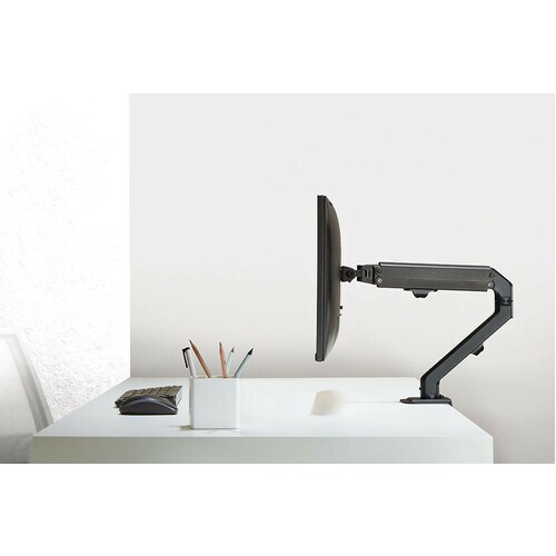 Neomounts Neomounts Pro Desk Mount for Flat Panel Display - Black - Height Adjustable - 1 Display(s) Supported - 68.6 cm (