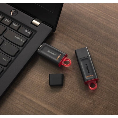 Kingston DataTraveler Exodia DTX 64 GB USB 3.2 (Gen 1) Flash Drive - Black, Teal - 2 Pack