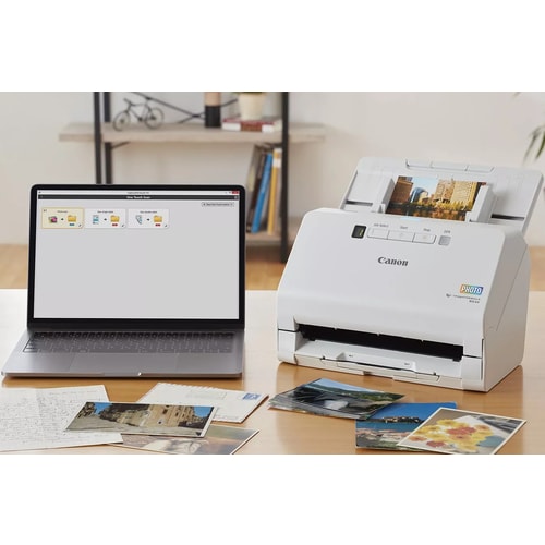 Canon imageFORMULA RS40 Sheetfed Scanner - 600 dpi Optical - 40 ppm (Mono) - 30 ppm (Color) - Duplex Scanning - USB