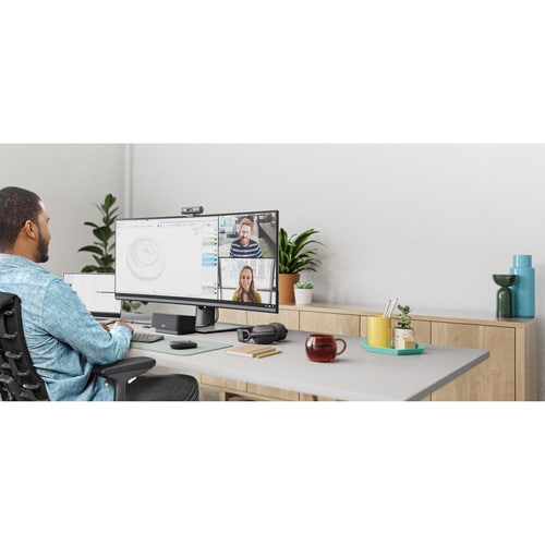 Cámara Web Logitech BRIO - 4Megapíxel - 60fps - Blanco - USB Tipo C - 1920 x 1080 Vídeo - Auto-foco - 90° Ángulo - 4x Zoom