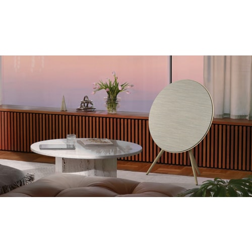 B&O Beosound A9 5th Gen Bluetooth Speaker System - 1500 W RMS - Gold Tone - 33 Hz to 23 kHz - Wireless LAN