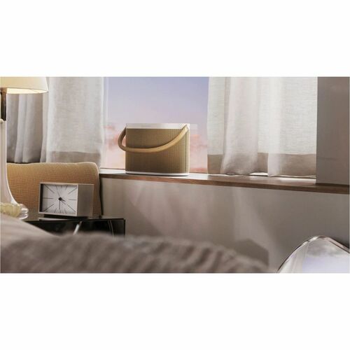 B&O Beosound A5 Portable Bluetooth Speaker System - 70 W RMS - Dark Oak - 32 Hz to 23 kHz - Wireless LAN - Battery Recharg