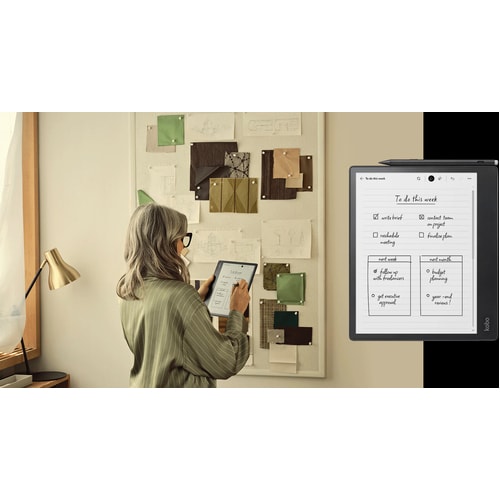 Kobo Elipsa 2E eBook-Lesegerät - 32 GB Flash - 26,2 cm (10,3 Zoll) Display - Touchscreen - 1404 x 1872 - Wireless LAN - Bl