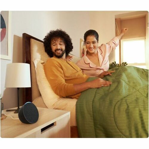 Amazon Echo Pop Bluetooth Smart Speaker - Alexa Supported - Black - Wireless LAN - 1