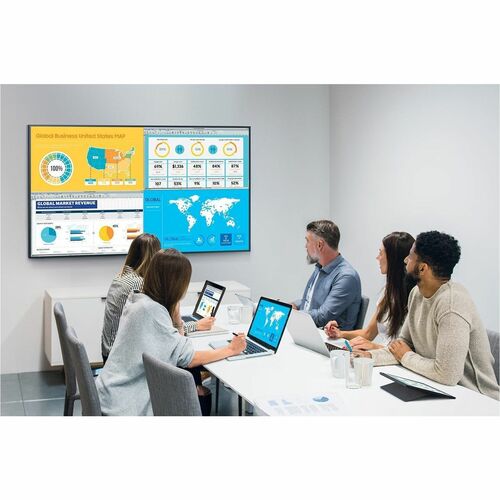 Samsung QM65C 65" 4K UHD LCD Digital Signage Display - 24 Hours/7 Days Operation - Vertical Alignment (VA) - 3840 x 2160 -