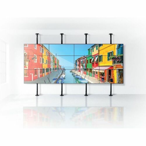 B-Tech System 2 Pole Mount for Ceiling Mount - White - 140 kg Load Capacity - Steel