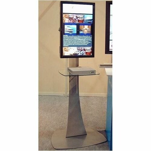 Unicol AXIA Monitorständer - 60 kg TragfähigkeitDisplay Type Supported: - Sinterflex Black - Für Bildschirm - Kabelmanagem