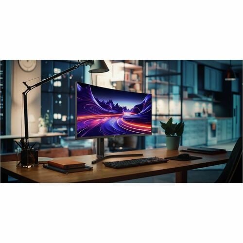 V7 L340WQ-HAS-E 34 Zoll Class UW-QHD Gekrümmter Bildschirm LCD-Monitor - 21:9 Format - Schwarz - 86,4 cm (34 Zoll) Viewabl