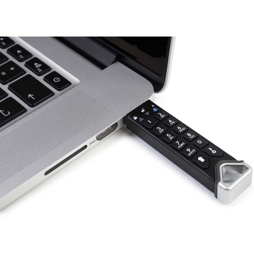Lecteur flash iStorage datAshur PRO² - 128 Go - USB 3.2 (Gen 1) Type A - Noir - 256-bit AES - 168 Mo/s Read Speed - 116 Mo
