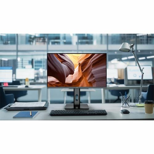 V7 27" 2K QHD 2560x1440 Height Adjustable IPS LED Monitor - 16:9 - 27-inch Viewable - In-Plane Switching (IPS) - LED Backl