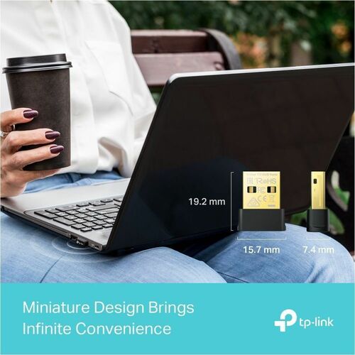 TP-Link Archer TX10UB Nano Dualband Wi-Fi/Bluetooth-Kombi-Adapter für Desktop Computer, Notebook - IEEE 802.11 a/b/g/n/ac/