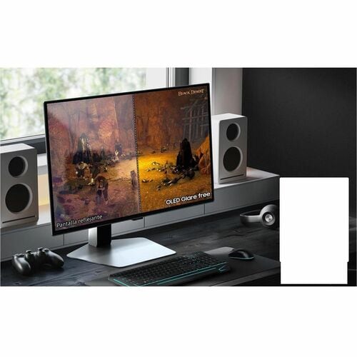 Monitor de juego OLED Samsung Odyssey OLED G6 S27DG600SL 27" (68.6cm) Class WQHD - 16:9 - Plata - 27" (68.6cm) Viewable - 