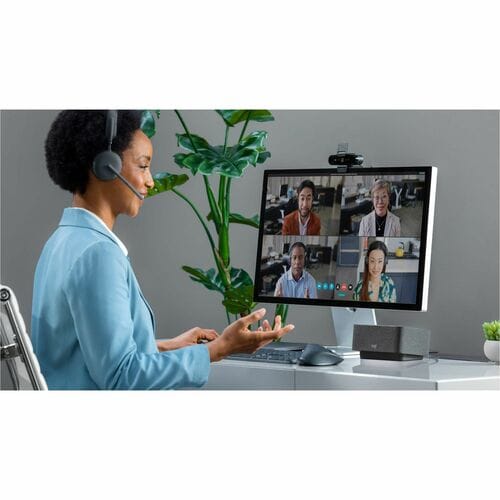 Webcam Logitech BRIO - 13 Megapixel - 90 fps - USB Tipo A - 4K - 4096 x 2160 Video - Auto/Manuale - 90° Angle - Fermaglio,