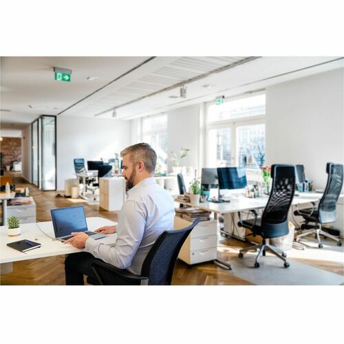 Kensington MagPro 2H Anti-glare Privacy Screen Filter - Black - 1 Each - TAA Compliant - For 35.6 cm (14") Widescreen Note