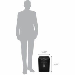 Fellowes Powershred® 11C Cross-Cut Shredder - Non-continuous Shredder - Cross Cut - 11 Per Pass - for shredding Paper, Cre