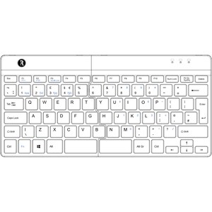R-Go Keyboard - Cable Connectivity - USB Interface - English (UK) - QWERTY Layout - Black - Mac, Windows, Linux