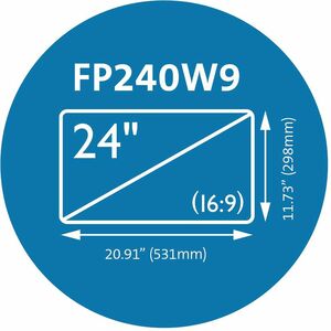 Privacy Screen for 24# Widescreen Monitors (16:9)