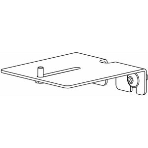 Adaptateur pour montage Erard Pro pour Bar de son - Noir - Acier