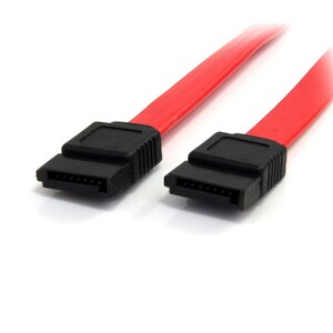 StarTech.com Serial ATA Cable - 1 x Female SATA - 1 x Female SATA - Red